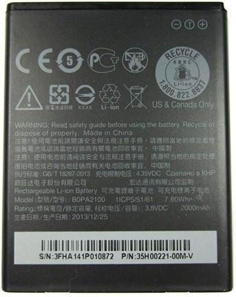 HTC BOPA2100 Μπαταρία 2100mAh για Desire 310