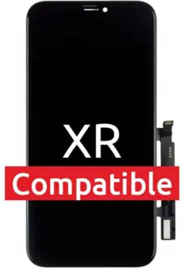 Οθόνη mit Touch-Mechanismus für iPhone XR (Schwarz)