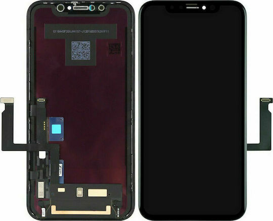 Οθόνη mit Touch-Mechanismus für iPhone XR (Schwarz)
