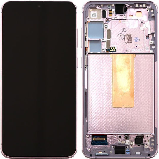 Samsung Οθόνη με Μηχανισμό Αφής για Galaxy S23+ (Ροζ)