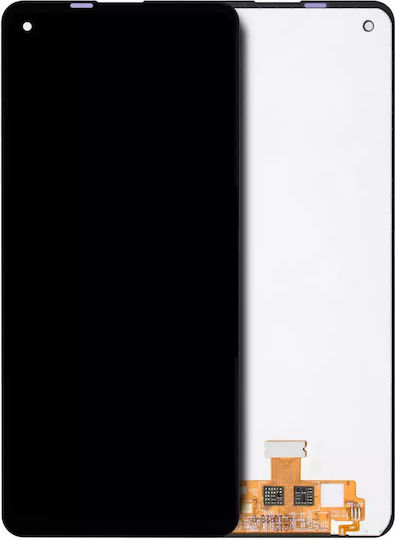 Οθόνη με Μηχανισμό Αφής για Samsung A21s A217 (Μαύρο)