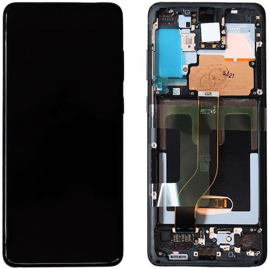 Samsung Οθόνη με Μηχανισμό Αφής για Samsung G985F Galaxy S20 Plus, G986B Galaxy S20 Plus 5G (Μαύρο)