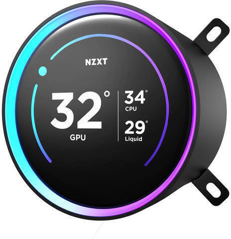 NZXT Kraken Elite 280 RGB V2 v2 Υδρόψυξη AIO CPU με 2 Ανεμιστήρες 140mm