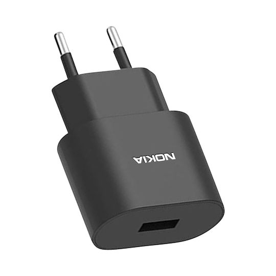 Nokia Încărcător și Cablu USB-C 18W Quick Charge 3.0 Negru (AD-18WE)