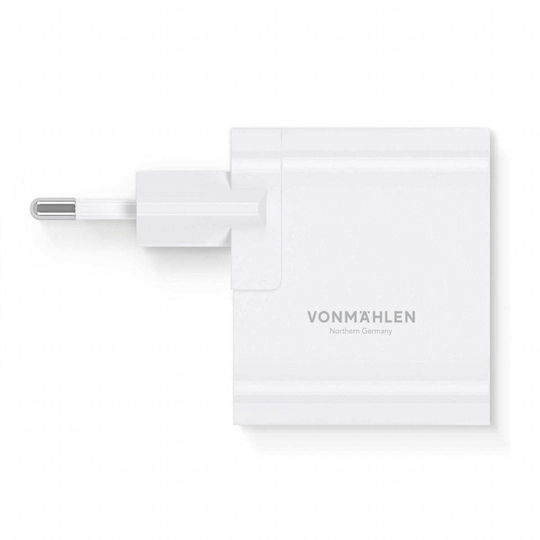 Vonmählen Φορτιστής Χωρίς Καλώδιο με Θύρα USB-A 18W Quick Charge 3.0 Λευκός (Unity)