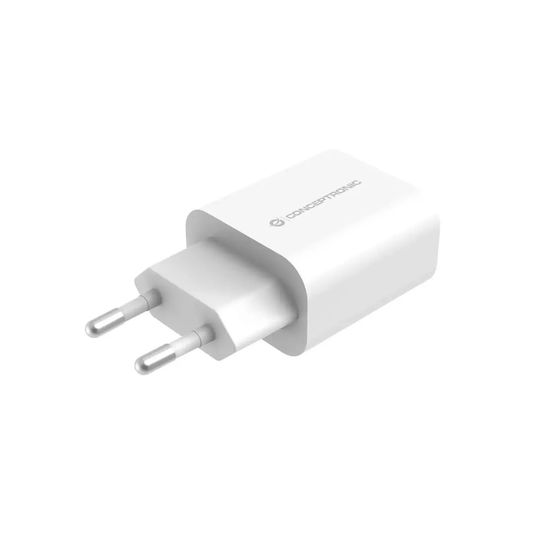 Conceptronic Зарядно без кабел с USB-C порт 25W Power Delivery Бял (ALTHEA10W)