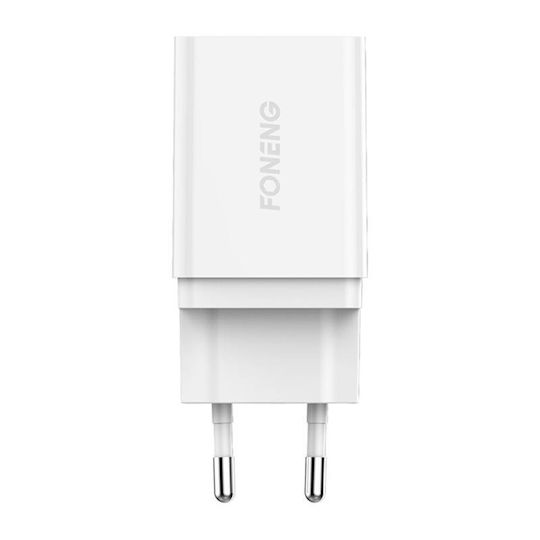Foneng с USB-A порт и кабел USB-C Бял (K300T)