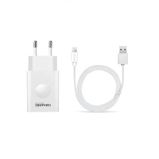 QIHANG Φορτιστής με Θύρα USB-A και Καλώδιο USB-C Quick Charge 3.0 Λευκός (Z06)