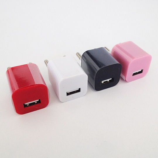 Φορτιστής Χωρίς Καλώδιο με Θύρα USB-A Κόκκινος (HQM-10)