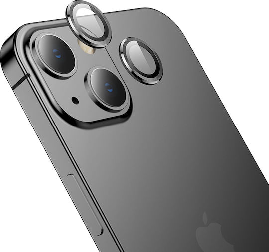 ObaStyle Προστασία Κάμερας Tempered Glass Γκρι για το iPhone 13, iPhone 13 mini