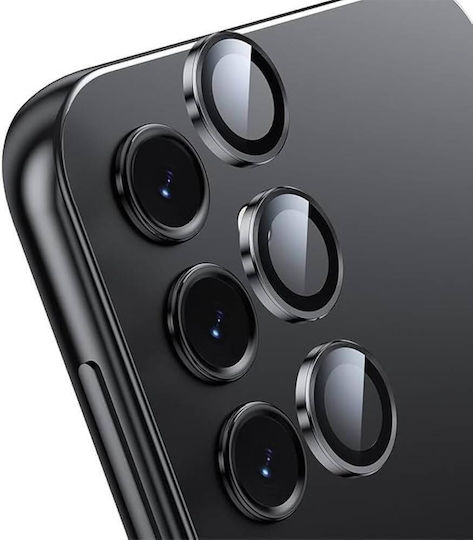 Camera Protection Tempered Glass Black for the Samsung Galaxy A15