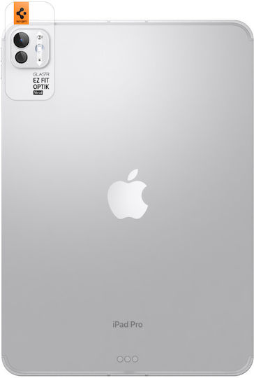 Spigen Optik Pro EZ Fit Camera Protection Metal Frame Silver for the iPad Pro 13-inch M4 (2024), iPad Pro 11-inch M4 (2024)