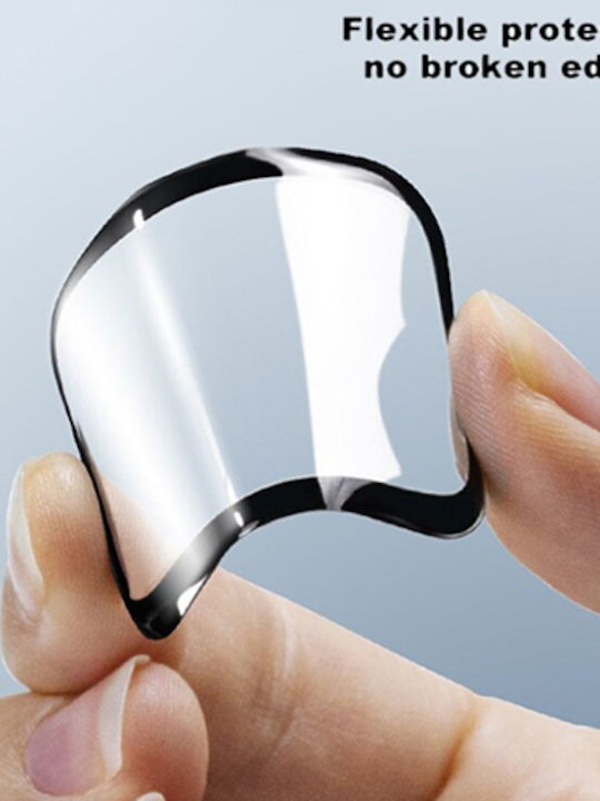 Acrylic Full Glue Full Face Tempered Glass for the Apple Watch 40mm 1pcs Black