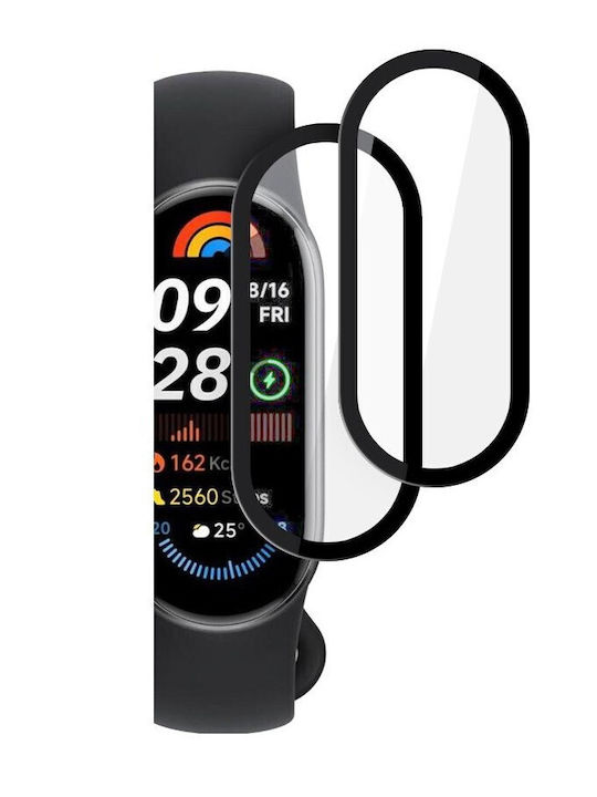 Hofi Hybrid Glass Displayschutzfolie für das Xiaomi Smart Band 9 / 9 NFC 2Stück 995R11