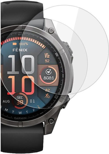 Hofi Glass Pro+ 2-Pack Tempered Glass pentru Garmin Fenix 8 / 8 Pro (47 Mm) 2 Buc