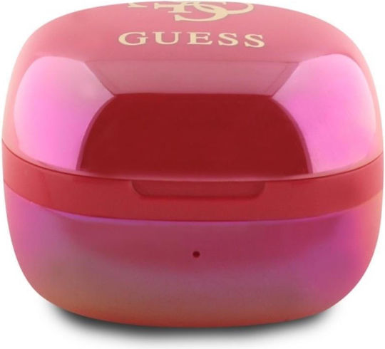 Guess 4G Logo Mini In ear Bluetooth хендсфри Слушалки с Кутийка за Зареждане Розов