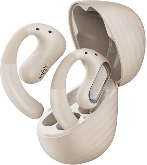 OneOdio OpenRock Prο In-ear Bluetooth Handsfree Căști cu Rezistență la Transpirație și Carcasă de Încărcare Bej