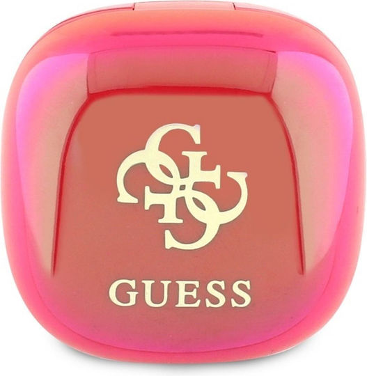 Guess 4G Logo Mini In ear Bluetooth хендсфри Слушалки с Кутийка за Зареждане Розов