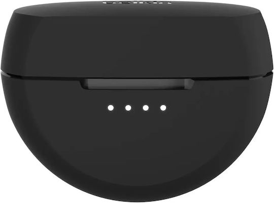 Belkin SoundForm Rhythm In-ear Bluetooth Handsfree Ακουστικά με Αντοχή στον Ιδρώτα και Θήκη Φόρτισης Μαύρα