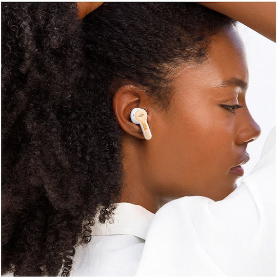 The House Of Marley Rebel Earbud Bluetooth Handsfree Ακουστικά με Θήκη Φόρτισης Cream