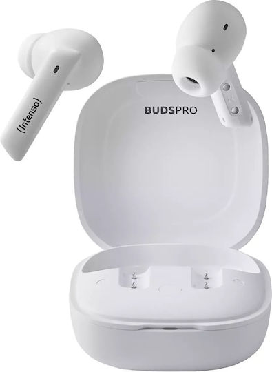 Intenso T502HAE In-ear Bluetooth Handsfree Ακουστικά με Θήκη Φόρτισης Λευκά