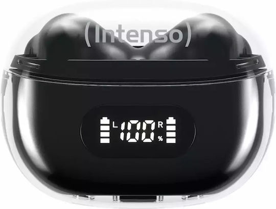 Intenso T310AE In-Ear Bluetooth-Freisprecheinrichtung Kopfhörer mit Ladeetui Schwarz