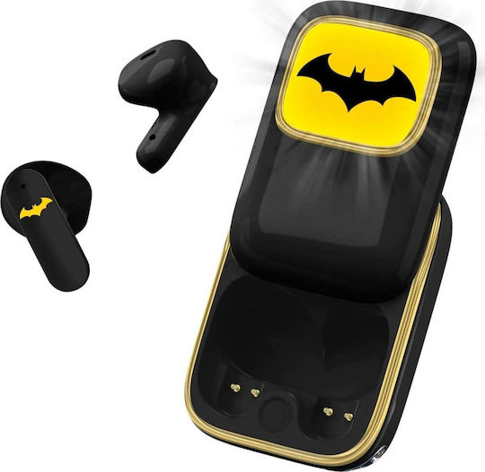 OTL Batman Dark Knight Slide In-ear Bluetooth Handsfree Earphones with Charging Case Black