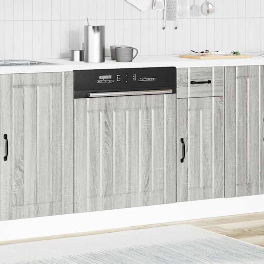Lucca Dishwasher Panel Grey Sonoma Grey 60 X 1.5 X 67 Cm