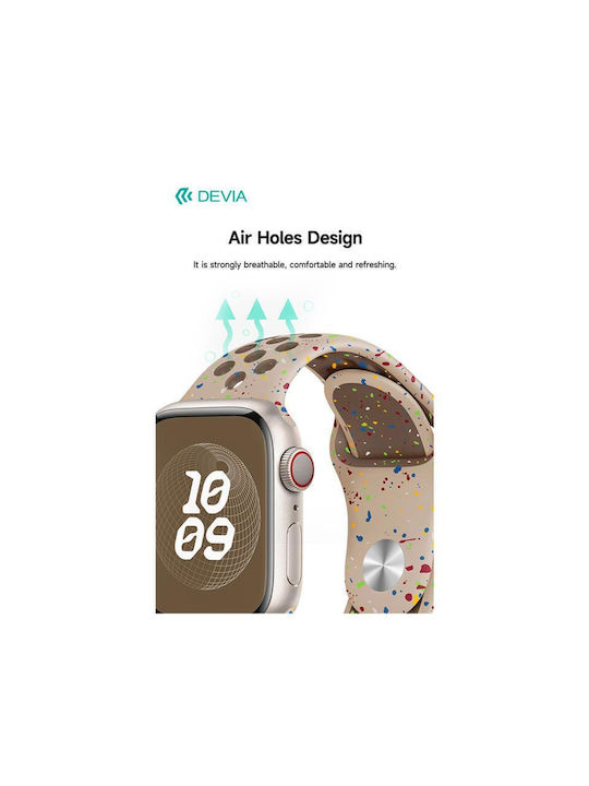 Λουρακι Devia Deluxe Series Sport 2 Band Apple Watch 42 44 45 49mm V2 Midnight
