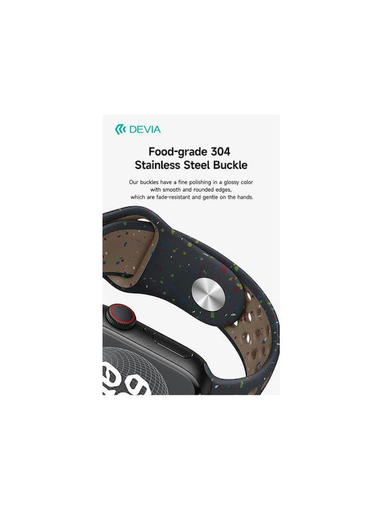 Λουρακι Devia Deluxe Series Sport 2 Band Apple Watch 42 44 45 49mm V2 Midnight
