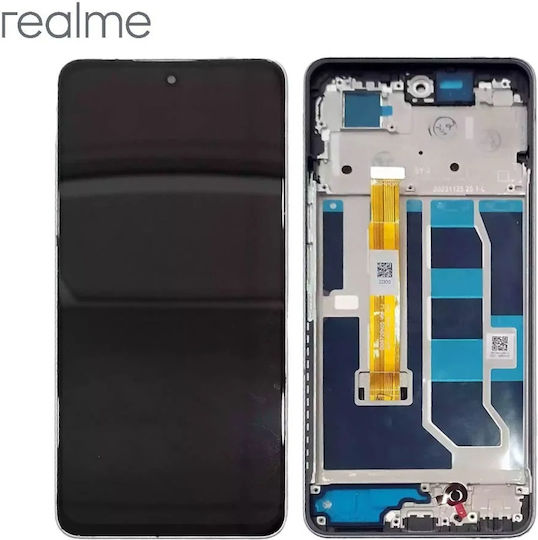 Realme Screen with Touch Mechanism and Frame for Realme C67 (Green)