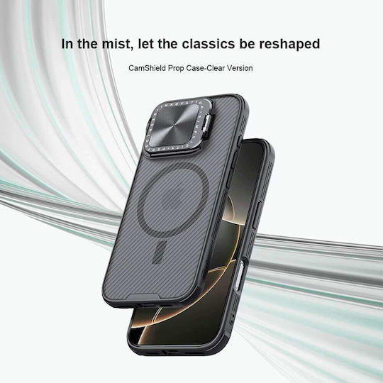 Nillkin Camshield Prop Magnetic Задна корица Силикон Прозрачен (iPhone 16 Pro)