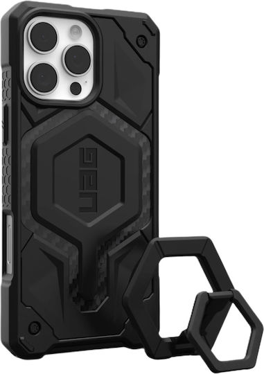 UAG Monarch Pro Back Cover Tempered Glass Μαύρο (iPhone 16 Pro Max)