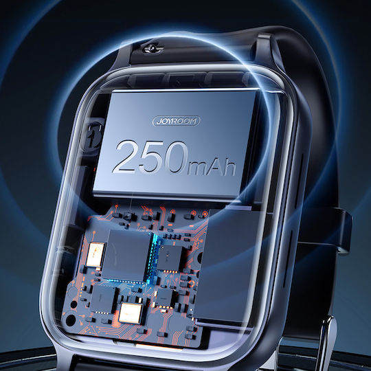Joyroom JR-FT3 Smartwatch με Παλμογράφο (Dark Gray)