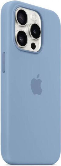 Apple Silicone Case with MagSafe Back Cover Σιλικόνης Winter Blue (iPhone 15 Pro Max)