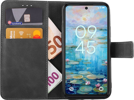 Lime Essential Magnet Book Δερματίνης Γκρι (TCL 50 NXTPAPER 5G / TCL 50 Pro NXTPAPER 5G)