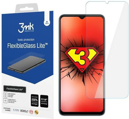 3MK FlexibleGlass Lite 0.16mm Tempered Glass (Realme C33)