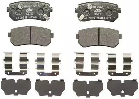 Ate Brake Pad Rear for Hyundai Accent / Tucson / i20 / i30 Kia Rio / Sportage