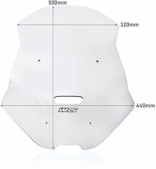 WRS Motorcycle Windshield & Windscreen Transparent Visor for Honda ADV 350 HO057T