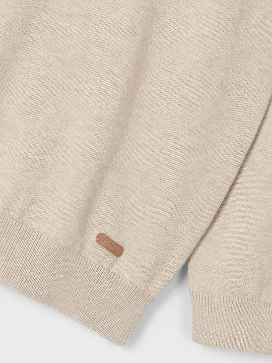 Kinderpullover Langarm Beige Basic