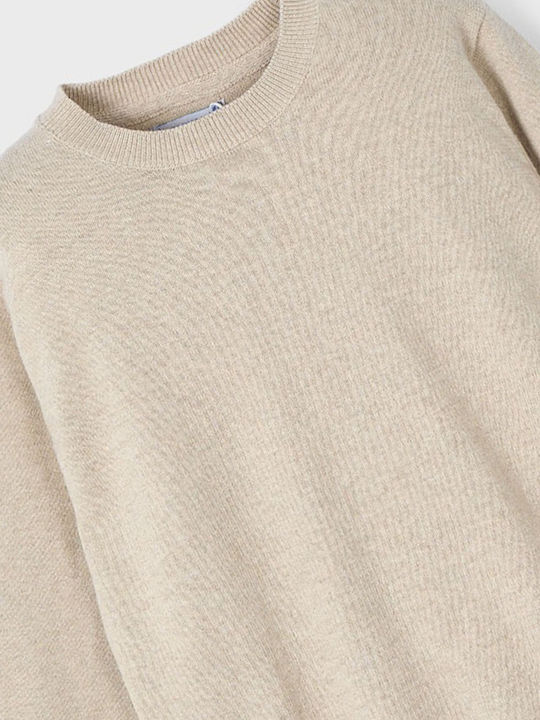 Kinderpullover Langarm Beige Basic