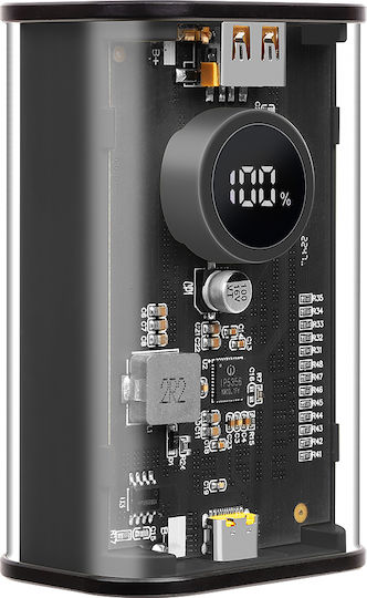 Tactical C4 Explosive Power Bank 9600mAh 22.5W with USB-A Port and USB-C Port Power Delivery Black