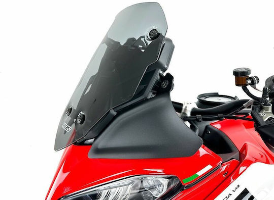 WRS Motorcycle Windshield & Windscreen Tinted Visor for Ducati Multistrada DU031NO