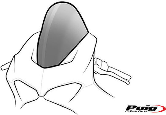 Puig Motorcycle Windshield & Windscreen Tinted Visor for Yamaha YZF-R3 3737H