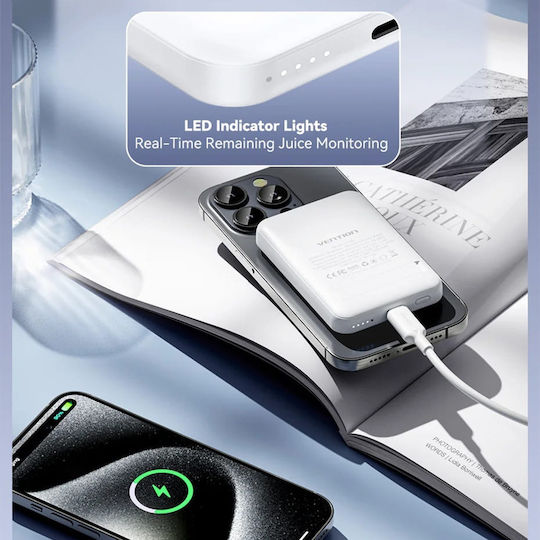 Vention MagSafe Power Bank 5000mAh 20W Ροζ