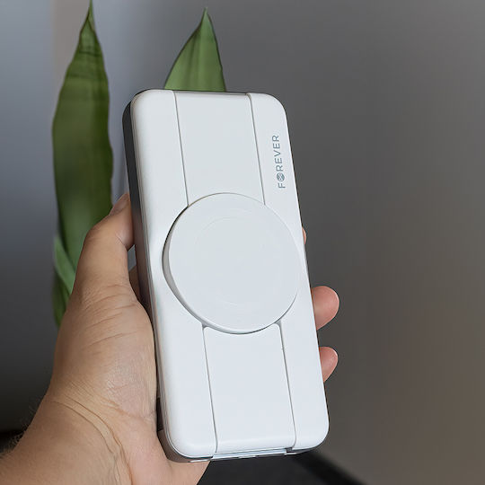 Forever MATB-300 Power Bank 10000mAh με Θύρα USB-C Λευκό