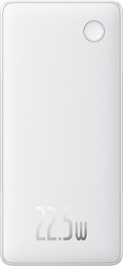 Baseus Airpow Air Lite Power Bank 10000mAh 22.5W With USB-A Output Port And USB-C Output Port Power Delivery Quick Charge White