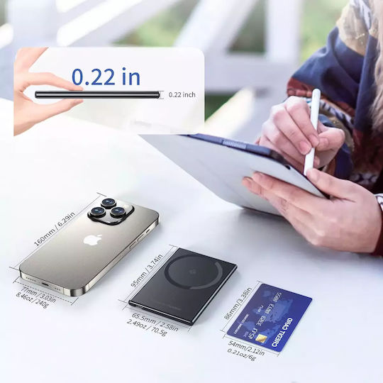 Choetech SuperThin B708 MagSafe Power Bank 2000mAh 5W Schwarz