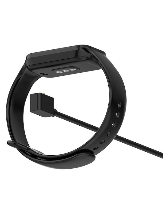 Techsuit TXC3 3.5W 1m Wearable Charger Xiaomi Redmi Smart Band 2, Watch 3 Active, Xiaomi Band 8, Xiaomi Band 8 Active. Blackς