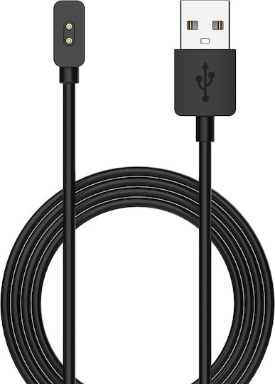 Techsuit TXC3 3.5W 1m Φορτιστής για Xiaomi Redmi Smart Band 2, Watch 3 Active, Xiaomi Band 8, Xiaomi Band 8 Active. Μαύρος